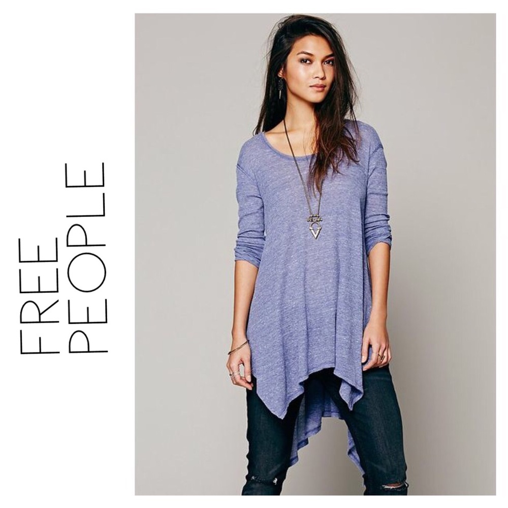 Free People Wonder Woman Oversized Tunic Purple